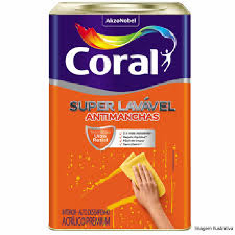 CORAL SUPER LAVAVEL BRANCO 18L