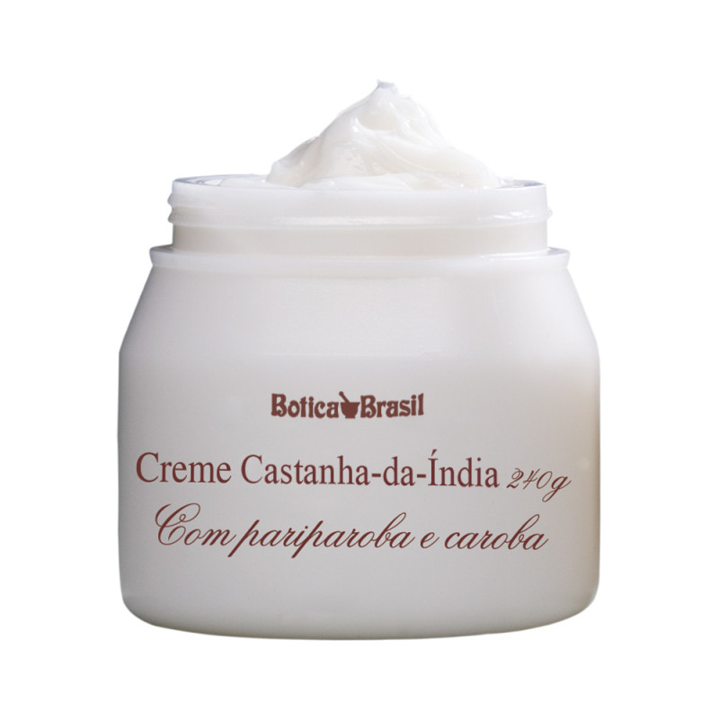 Creme Castanha-da-Índia com Pariparoba e Caroba – 240g