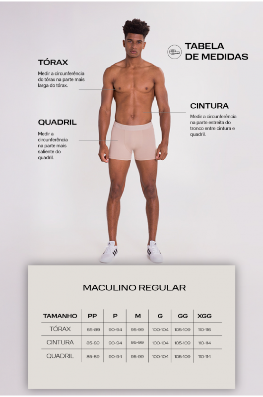 Cueca Boxer Masculina Nude Alvorada - 24270358