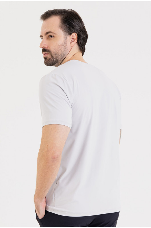Camiseta B.ON Air Masculina Cinza Lunar - 24271661