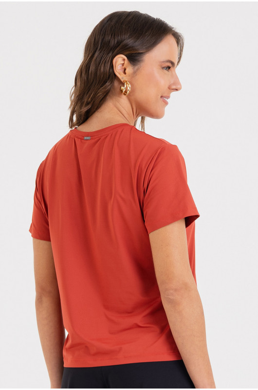 Camiseta B.ON Air Feminina Melaço - 24271651