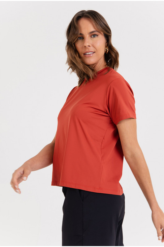 Camiseta B.ON Air Feminina Melaço - 24271651