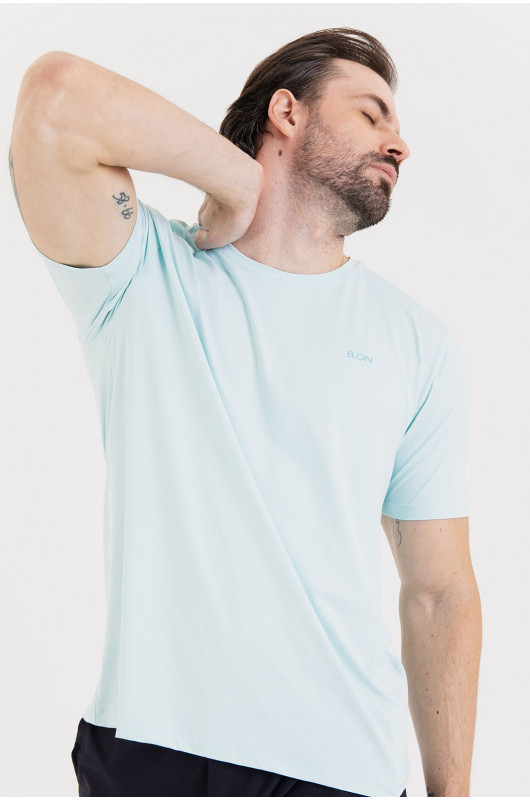 Camiseta B.ON Air Masculina Verde Skylight - 24271660