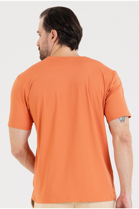 Camiseta B.ON Air Masculina Laranja Argila - 24271654