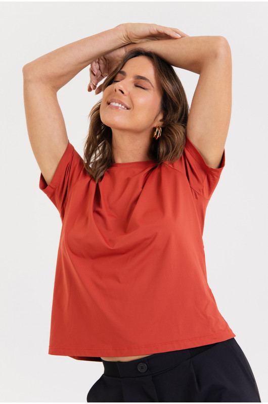Camiseta B.ON Air Feminina Melaço - 24271651