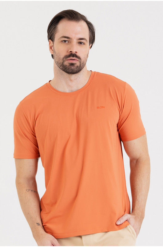 Camiseta B.ON Air Masculina Laranja Argila - 24271654