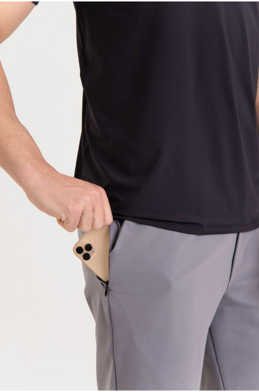 Bermuda Basic Masculina Cinza Chumbo - 24271683 