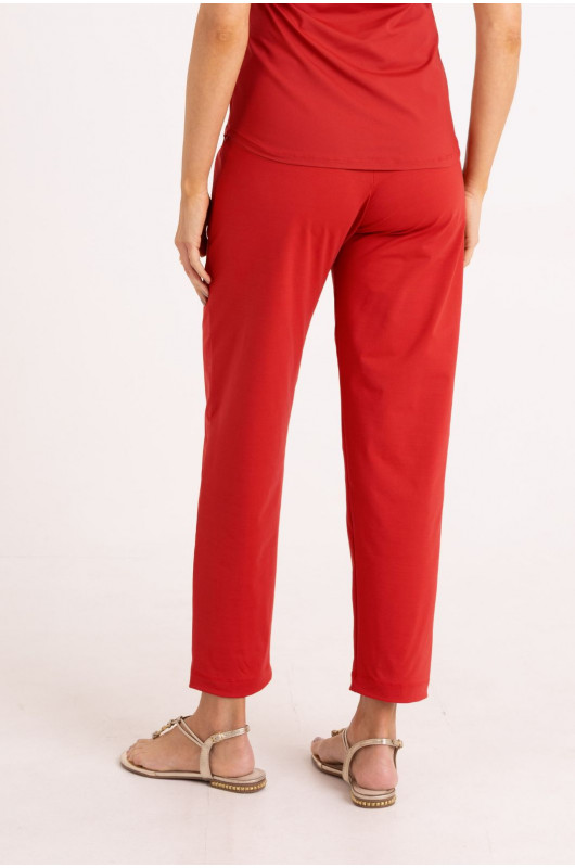 Calça Alfaiataria Feminina Vermelho Melaço – 24271723