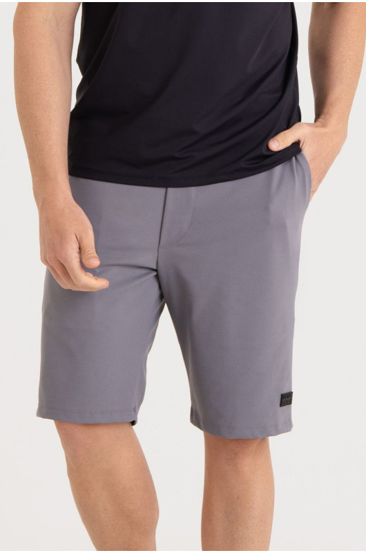 Bermuda Basic Masculina Cinza Chumbo - 24271683 