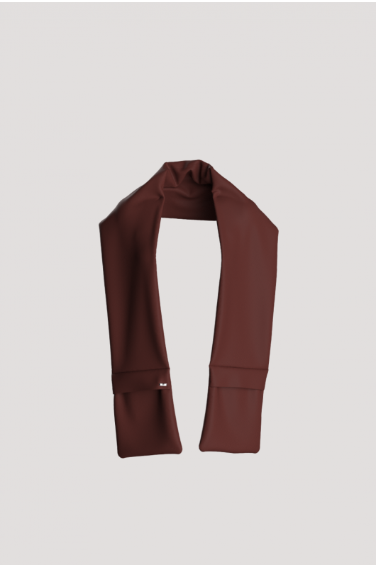 Cachecol Unissex com Bolsos Peluciados Vermelho Cornalina – 24271964