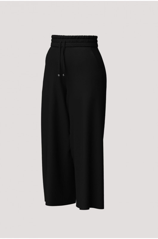    Calça Pantacourt Feminina Preta - 24271355 