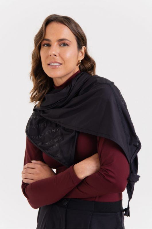 Lenço Versátil Preto - 24271278