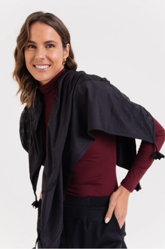 Lenço Versátil Preto - 24271278