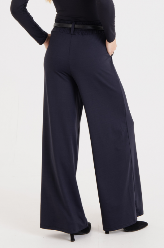 Calça Wide Leg Feminina Preta - 24270805