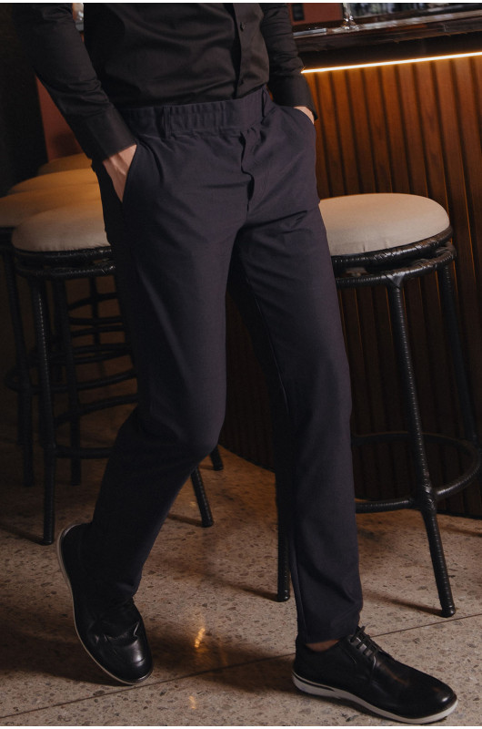 Calça Alfaiataria Masculina Preta - 24271045