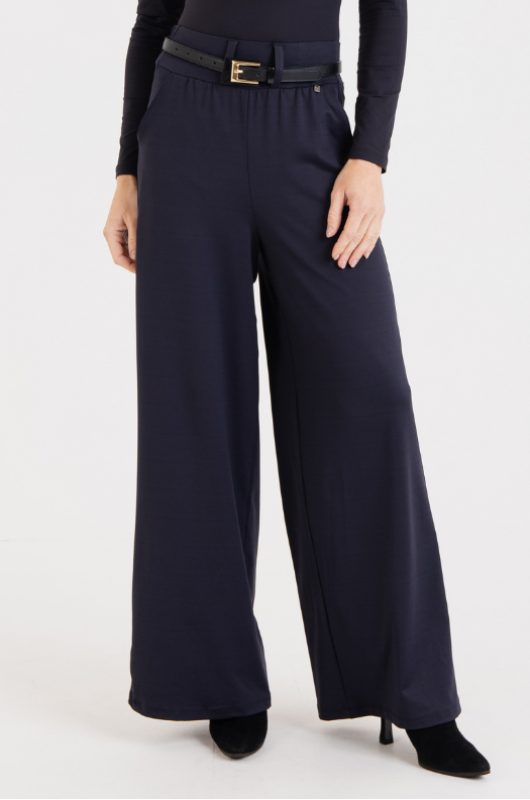 Calça Wide Leg Feminina Preta - 24270805