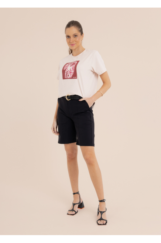 Camiseta Basic Estampada Feminina Nivea - 24271422