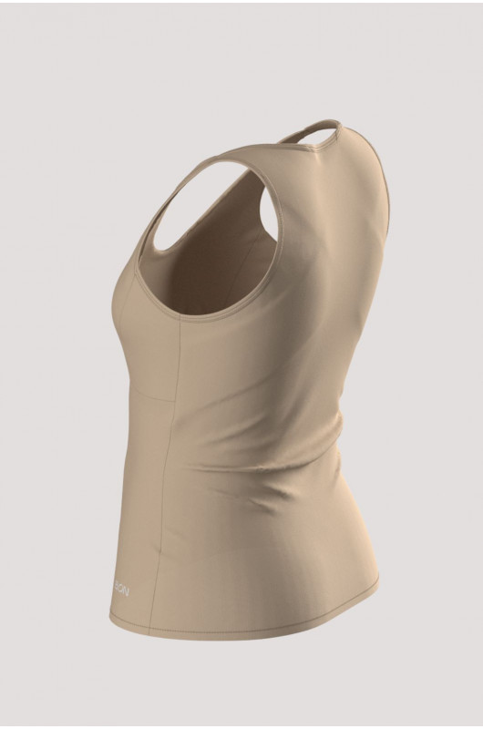 Regata Feminina Postural Termofusionada Nude - 24271791