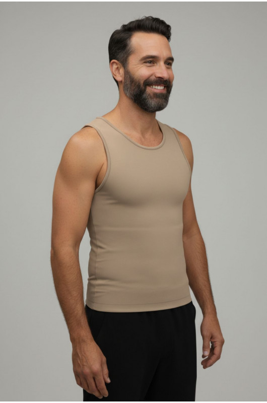 Regata Masculina Postural Termofusionada Nude - 24271790