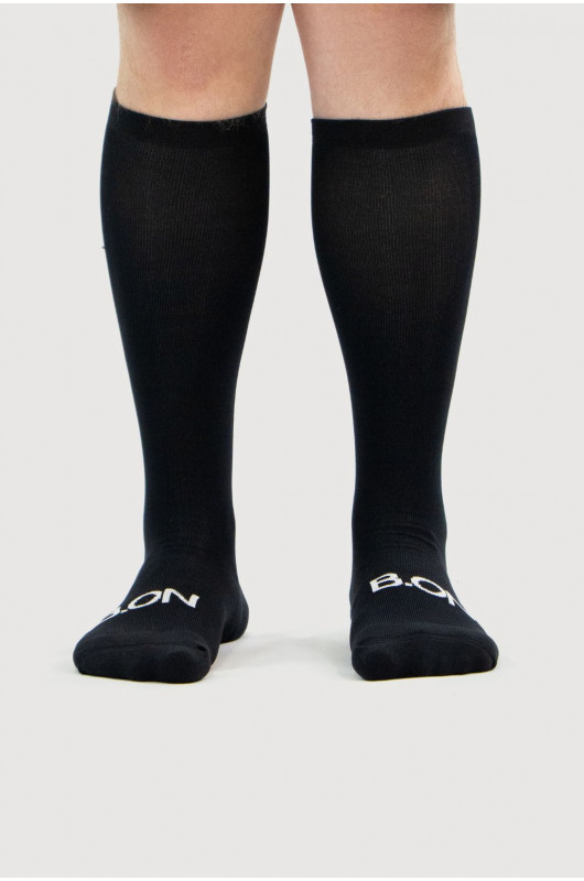 Meia Tech B.ON Cano Alto Preta - 24271858