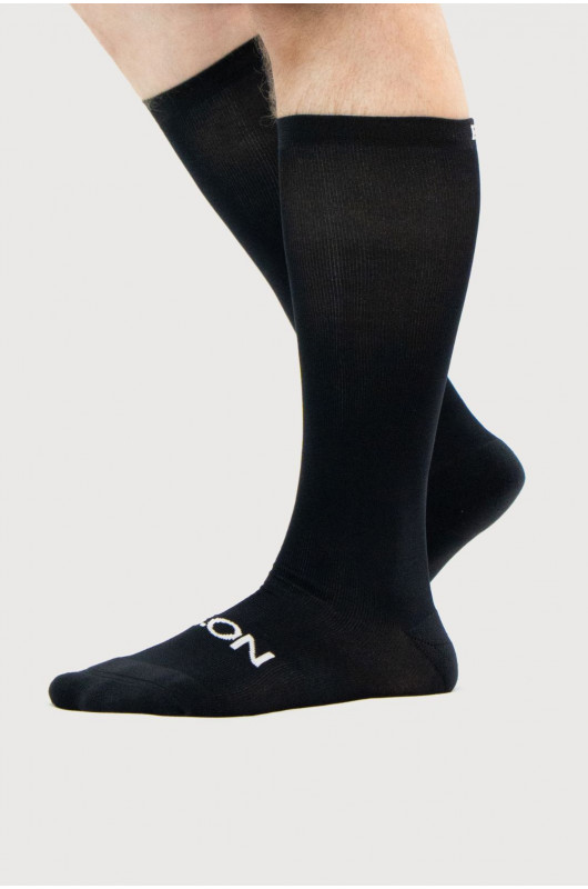 Meia Tech B.ON Cano Alto Preta - 24271858