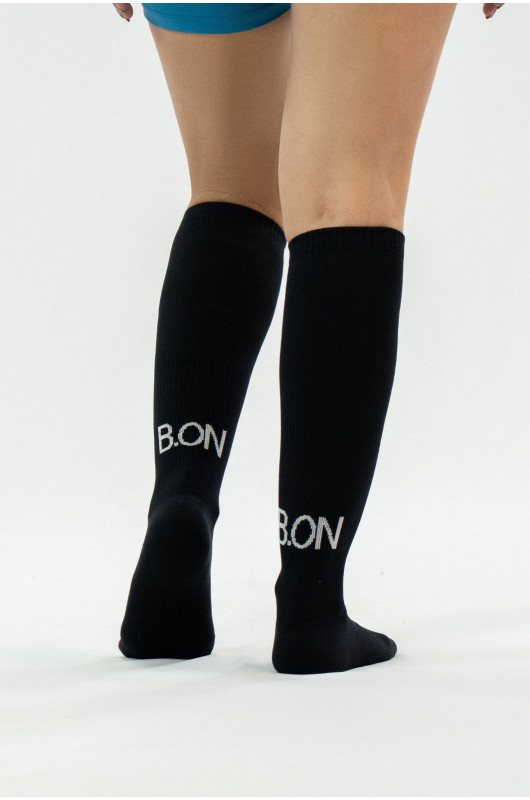 Meia Tech B.ON Cano Alto Sport Preta - 24271857