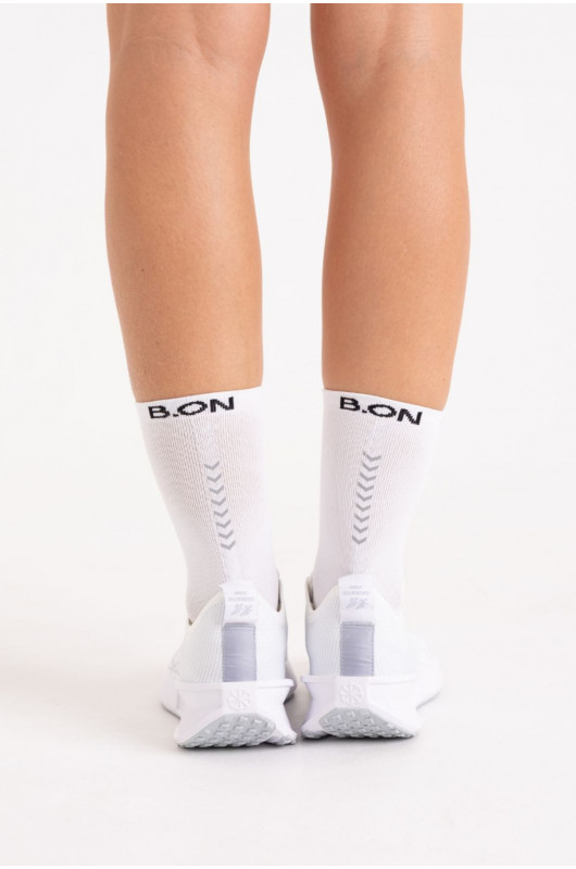 Meia Tech B.ON Run Branca - 24271865