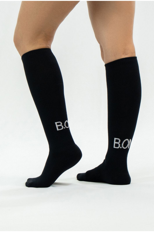 Meia Tech B.ON Cano Alto Sport Preta - 24271857