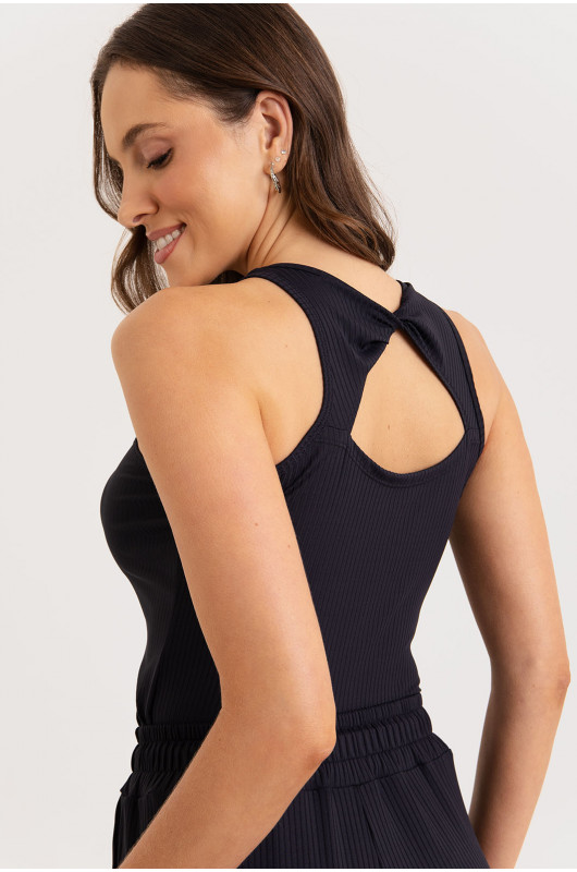 Regata Twist Feminina Preta  - 24271587