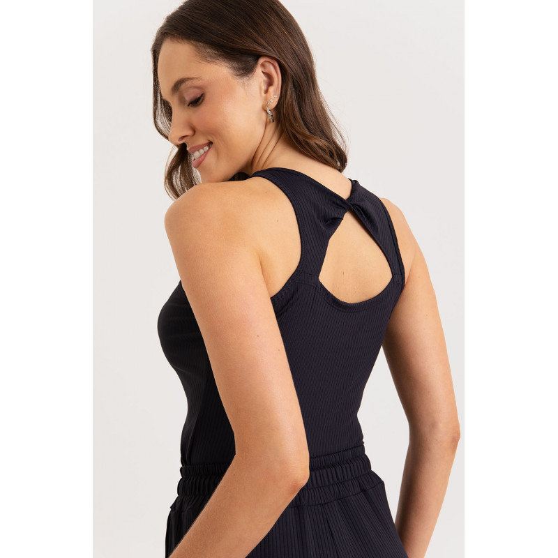 Regata Twist Feminina Preta  - 24271587