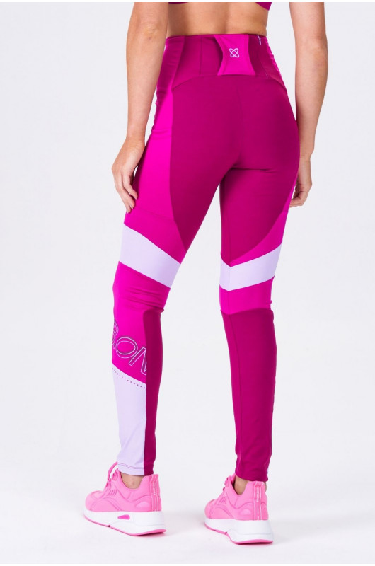 Legging Feminina c/ Recortes Bordô Berry - 24270857