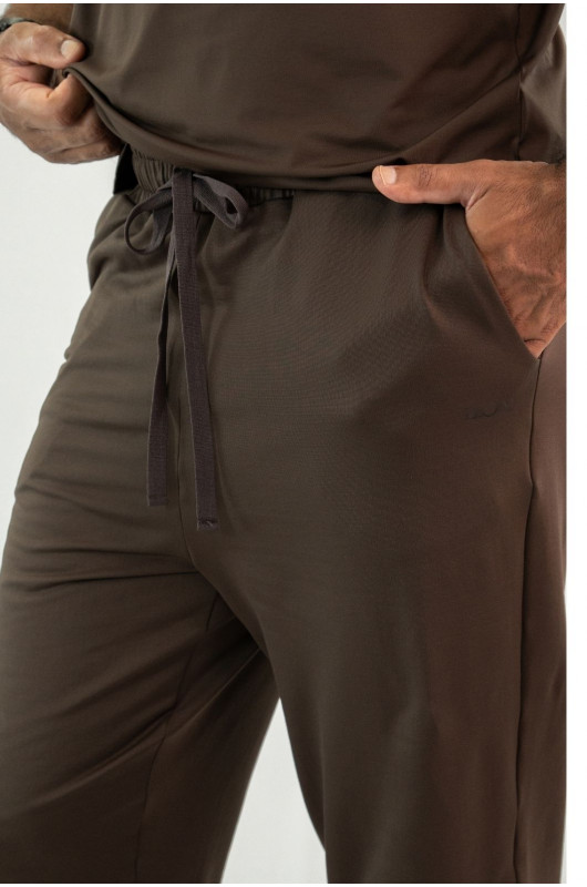 Jogger Masculina Moletom Tech Marrom Expresso – 24271893