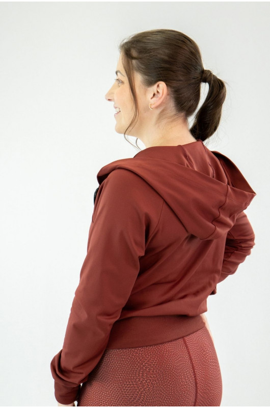 Jaqueta Bomber Feminina Vermelho Cornalina – 24271797