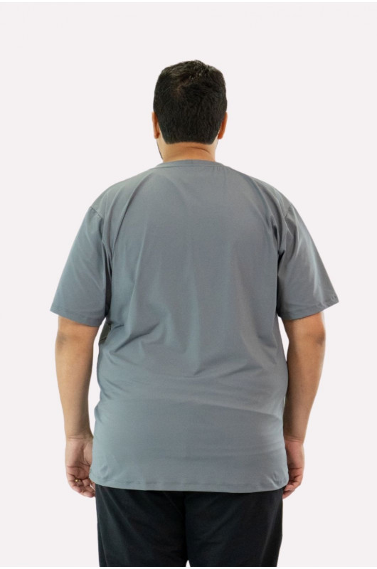 Camiseta B.ON Air Masculino Plus Size Chumbo – 24271955