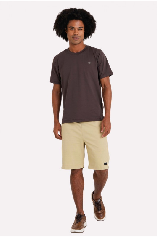Camiseta B.ON Air Masculina Marrom Expresso – 24271562