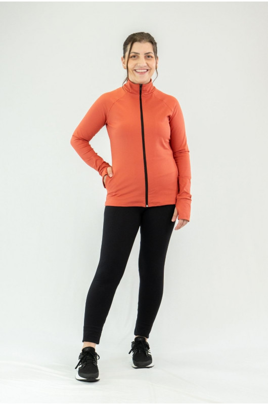 Jaqueta Slim Basic Feminina Páprica - 24271979