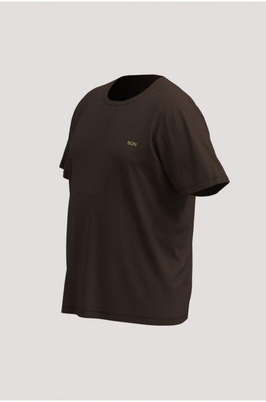 Camiseta B.ON Air Masculina Plus Size Marrom Expresso – 24271847