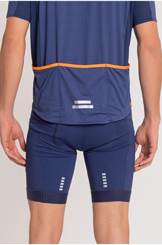 Bermuda Ciclismo Masculina Marinho c/ Laranja - 24270712
