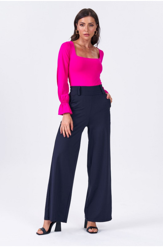 Blusa Feminina Decote Quadrado Pink Paris - 24270846