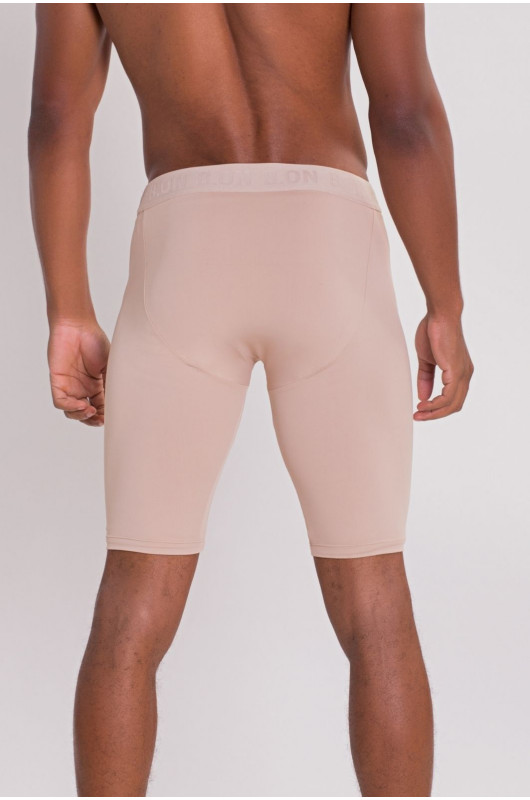 Cueca Boxer Alongada Leve Compressão Masculina Nude Brush - 24270368