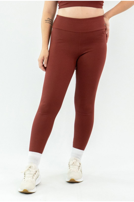 Legging Basic Feminina Vermelho Cornalina – 24271799