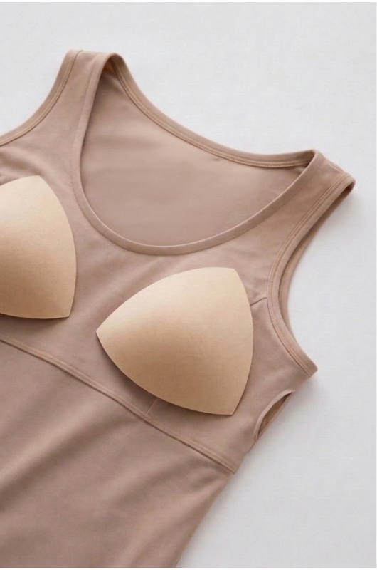 Regata Feminina Postural Termofusionada Nude - 24271791