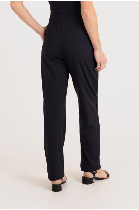 Calça Reta Versátil Feminina Preta  - 24271627 