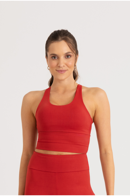 Top Balance Feminino Vermelho Melaço - 24271681