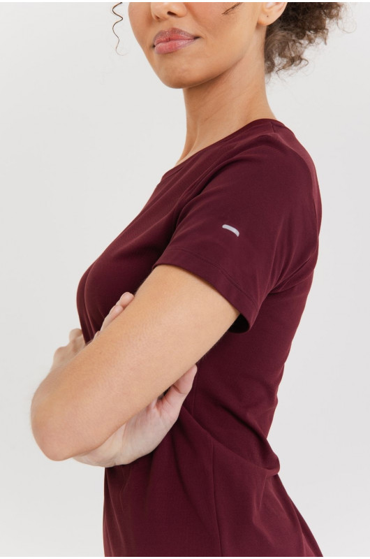 Camiseta Sport Refletivo Bordô - 24271571 