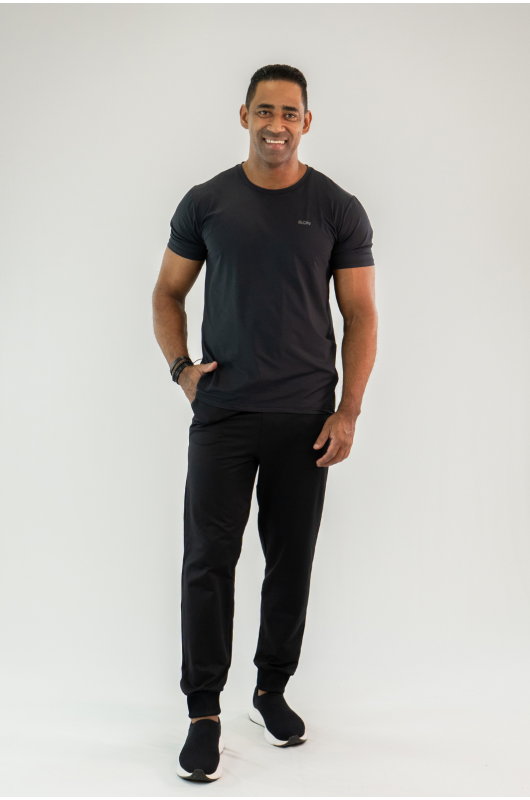 Jogger Masculina Moletom Tech Preto – 24271822