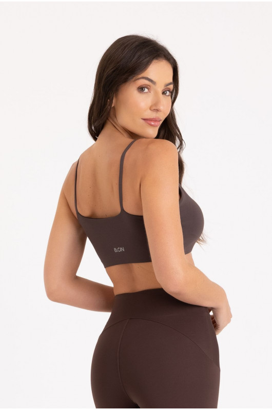 Top Fusion Feminino Marrom Expresso – 24271667