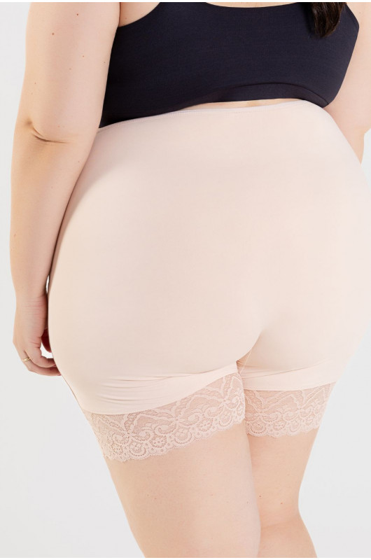 Bermuda Modeladora Feminina c/ Renda Plus Size Nude Nívea  - 24271237