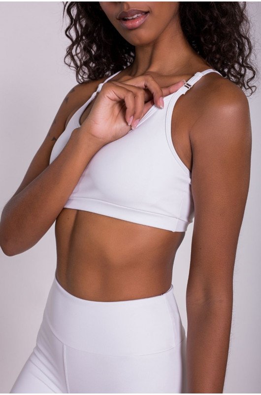 Top Sutiã Feminino Alças c/ Reguladores Branco - 24270432