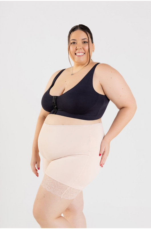 Bermuda Modeladora Feminina c/ Renda Plus Size Nude Nívea  - 24271237